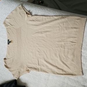 Talbots, size medium, tan, tshirt.